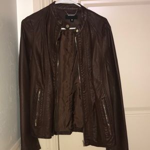Worthington brown leather jacket